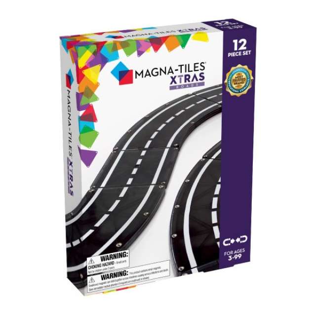 Magna-Tiles Xtras Roads 12 Piece Set