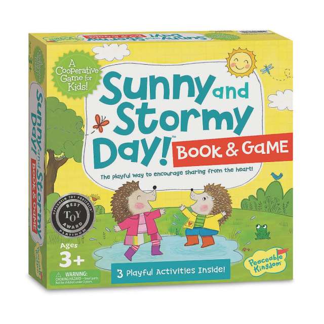 Sunny & Stormy Day Book & Game from Peaceable Kingdom