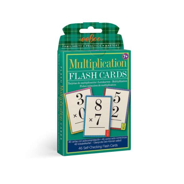 Multiplication Flash Cards from eeBoo