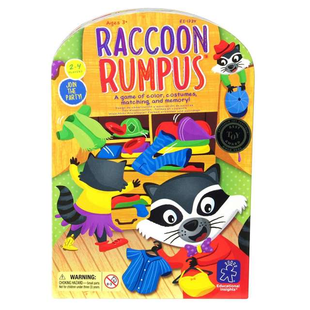 Racoon Rumpus Color Matching Game