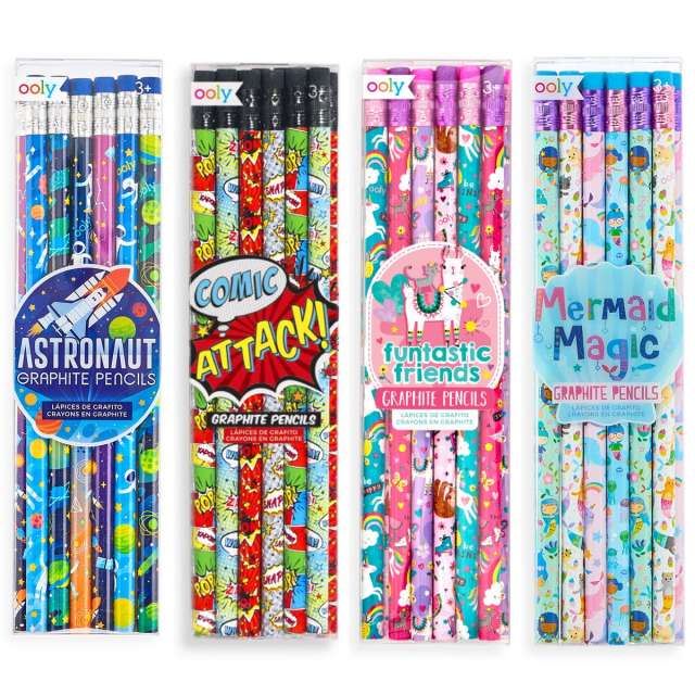 Decorated Pencil 12 Packs from Ooly