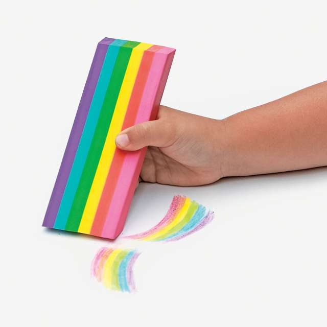 Jumbo Rainbow Fruit Scented Eraser from Ooly