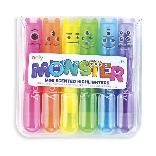 Monster Mini Scented Highlighters from Ooly