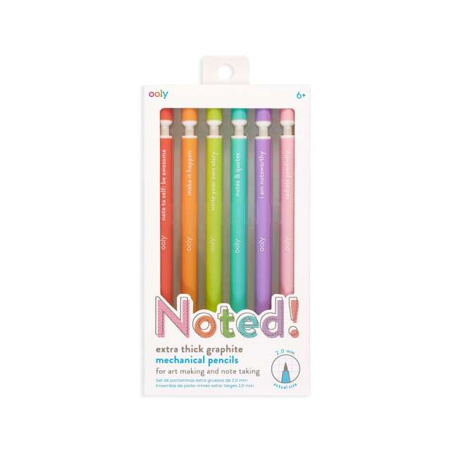 Noted Graphite Mechanical Pencils from Ooly