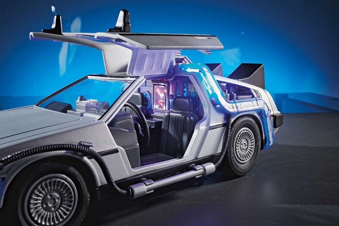 Back to the Future 1985 DeLorean Playmobil Set