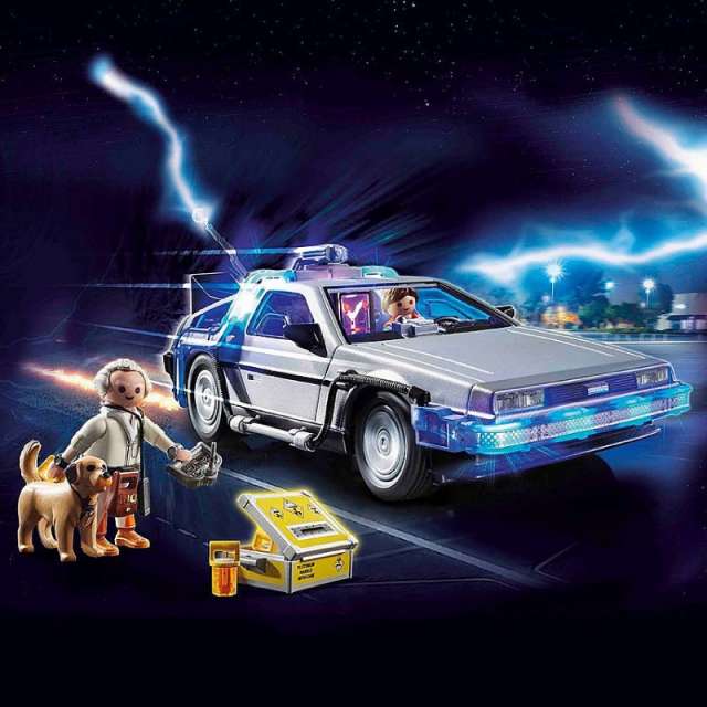 Back to the Future DeLorean Playmobil Set