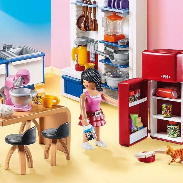 Family Kitchen Playmobil Dollhouse set