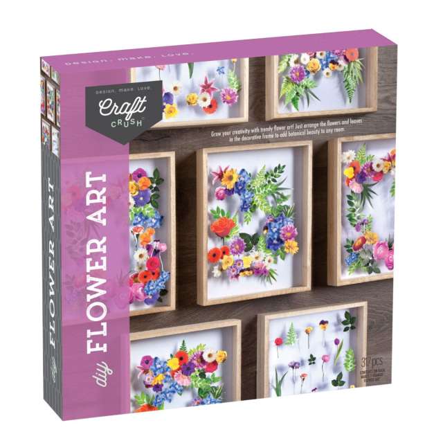 Craft Crush Flower Art Kit