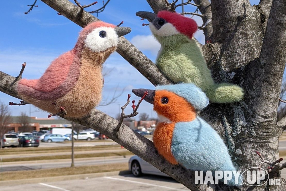 Jellycat Birdlings Wren, Kingfisher, and Woodpecker