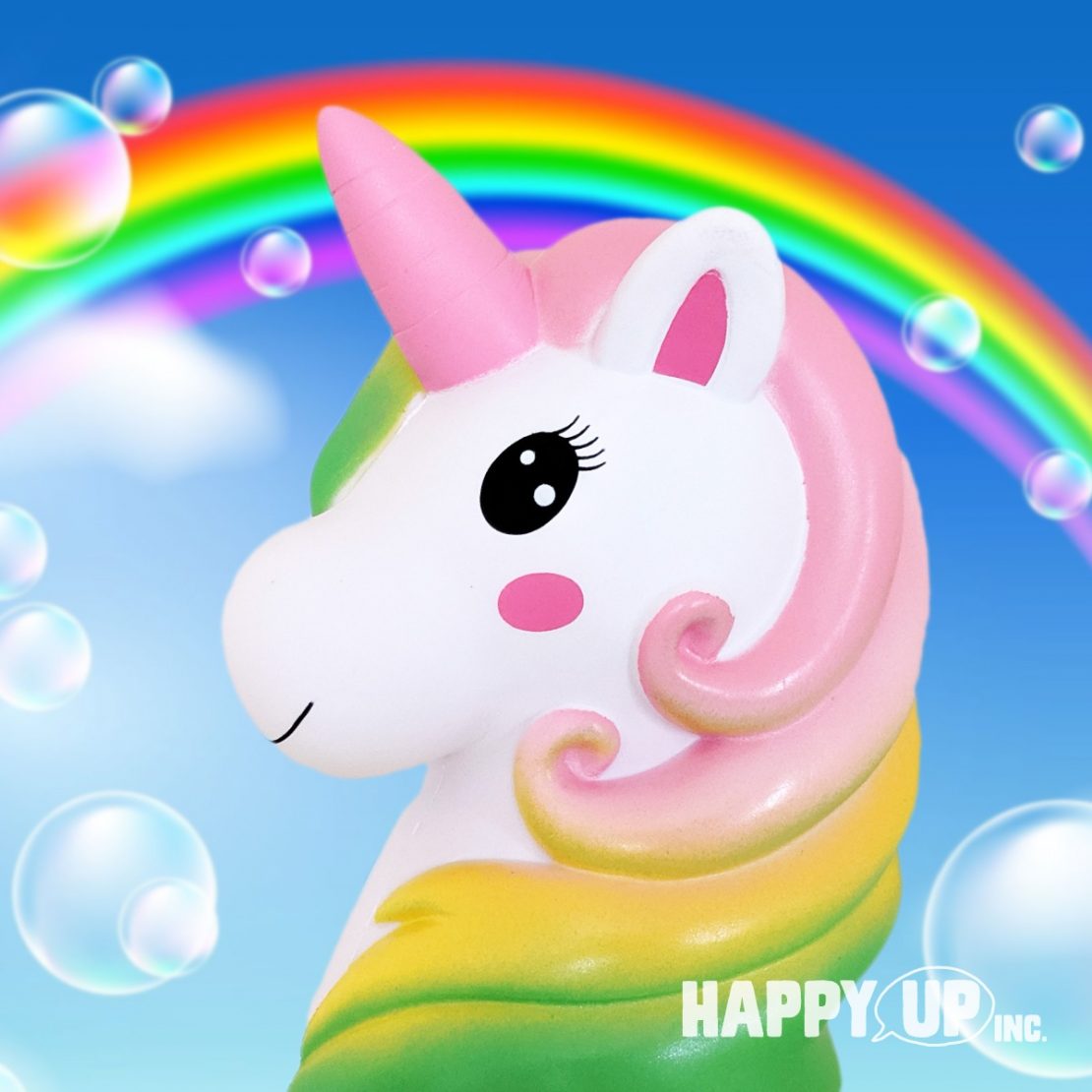 Unicorn rainbow logo