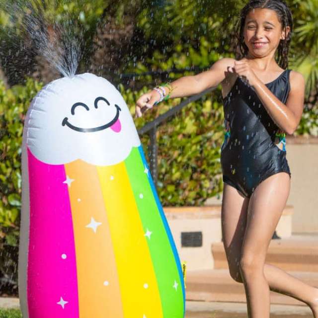 Wiggle Wobble Splashy Sprinkler - Rainbow