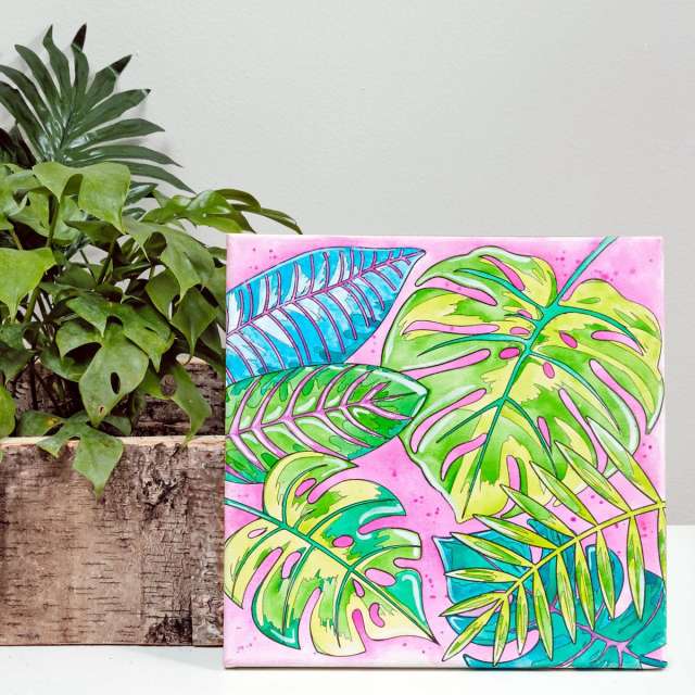 Faber Castell Watercolor By Number - Tropical Foliage