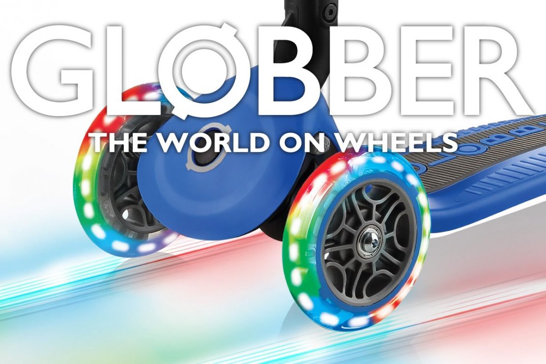 Globber Scooters with light-up wheels!