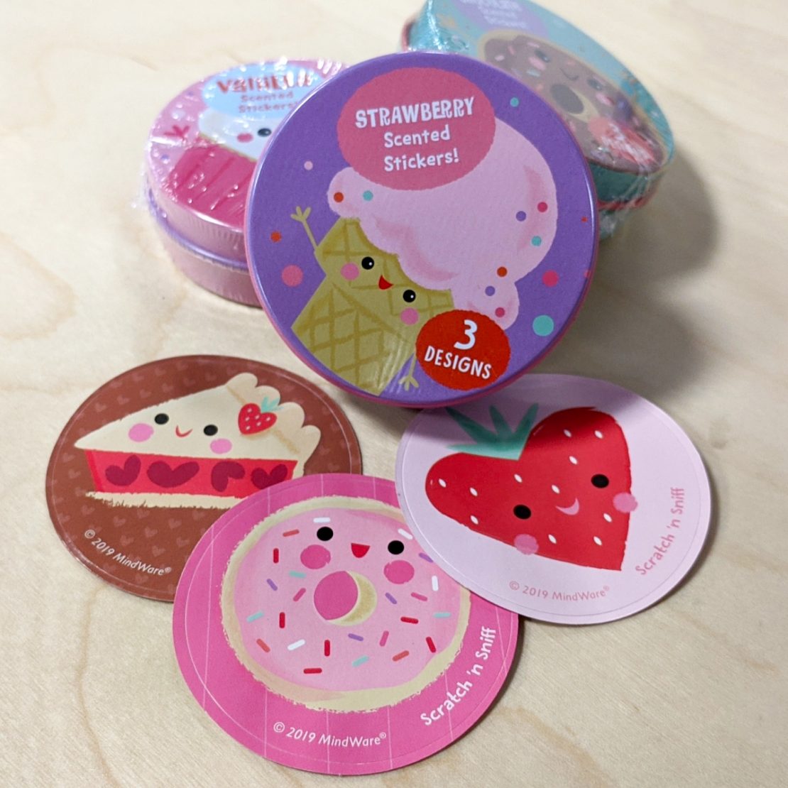 Scratch & Sniff Sticker Tins