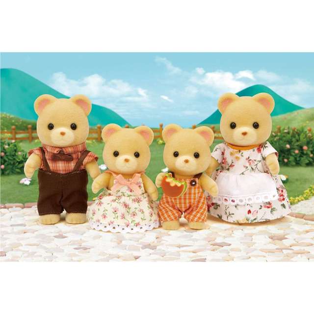 Calico Critters Cuddle Bear Family