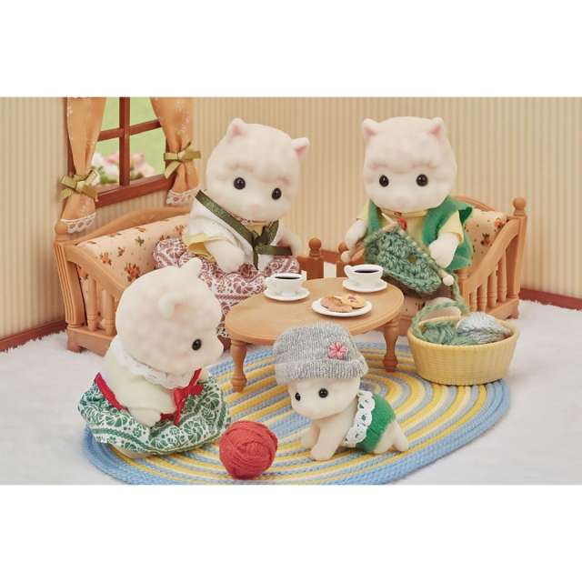 Calico Critters Woolly Alpaca Family