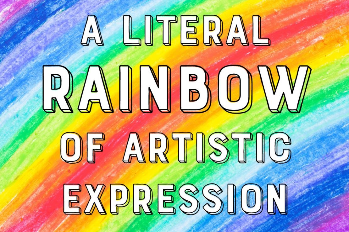 A Literal Rainbow of Artistic Expression