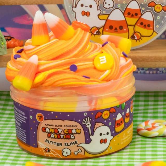 Kawaii Slime Candy Corn Frosting Butter Slime