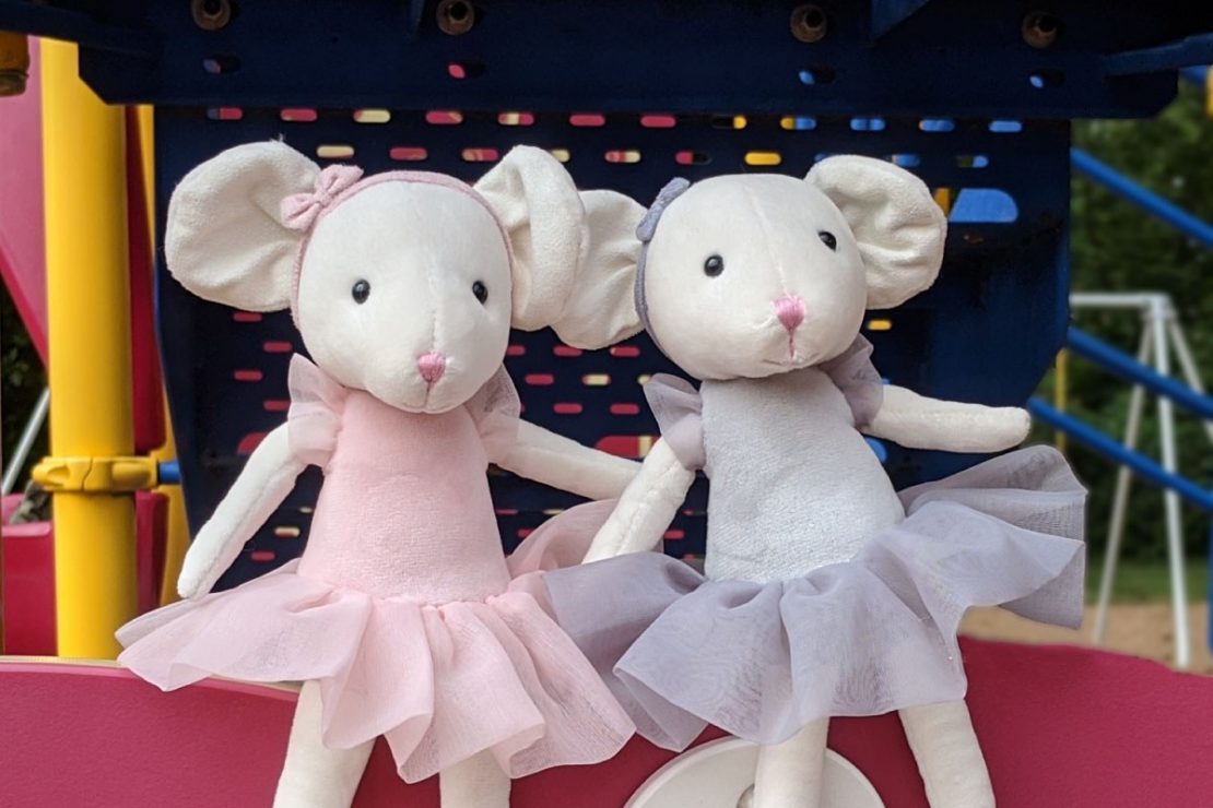 Pirouette Candy Mouse & Pebble Mouse from Jellycat