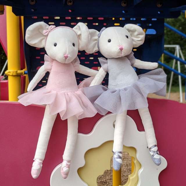 Pirouette Candy Mouse & Pebble Mouse from Jellycat