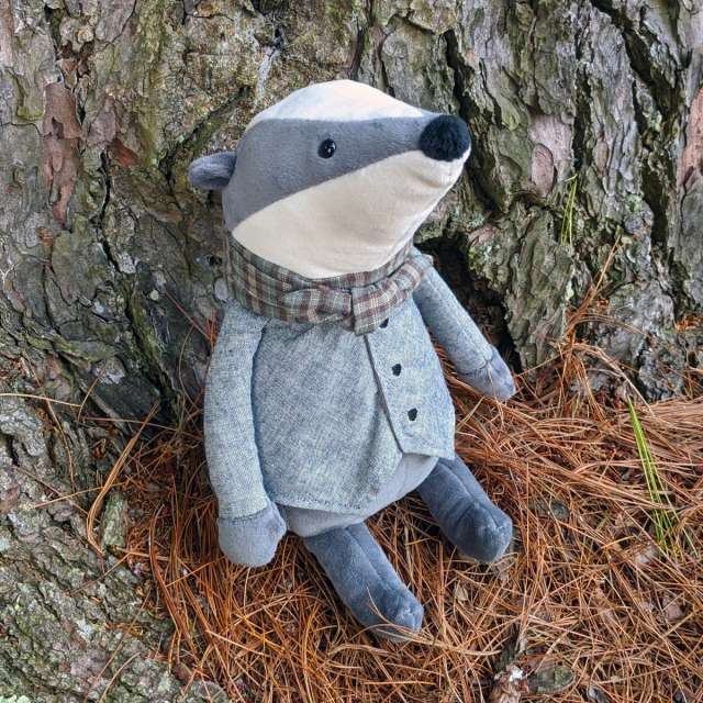 Riverside Rambler Badger from Jellycat