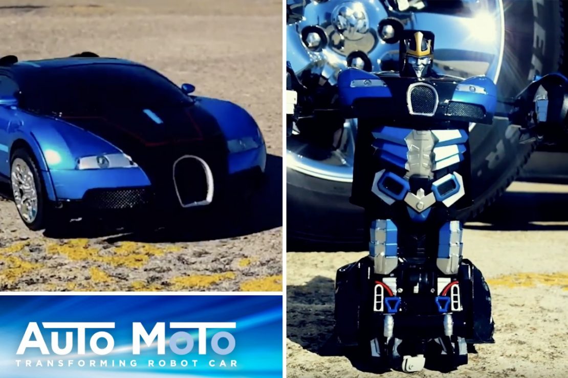 Auto Moto RC Transforming Car To Robot