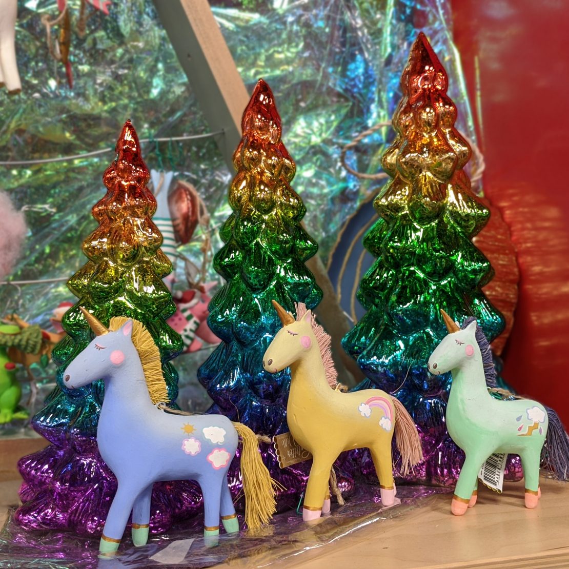 Unicorn Holiday Ornaments