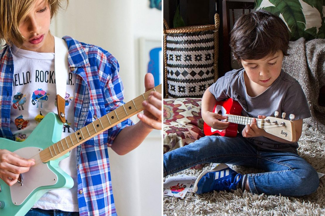 Loog Electric and Acoustic Guitars