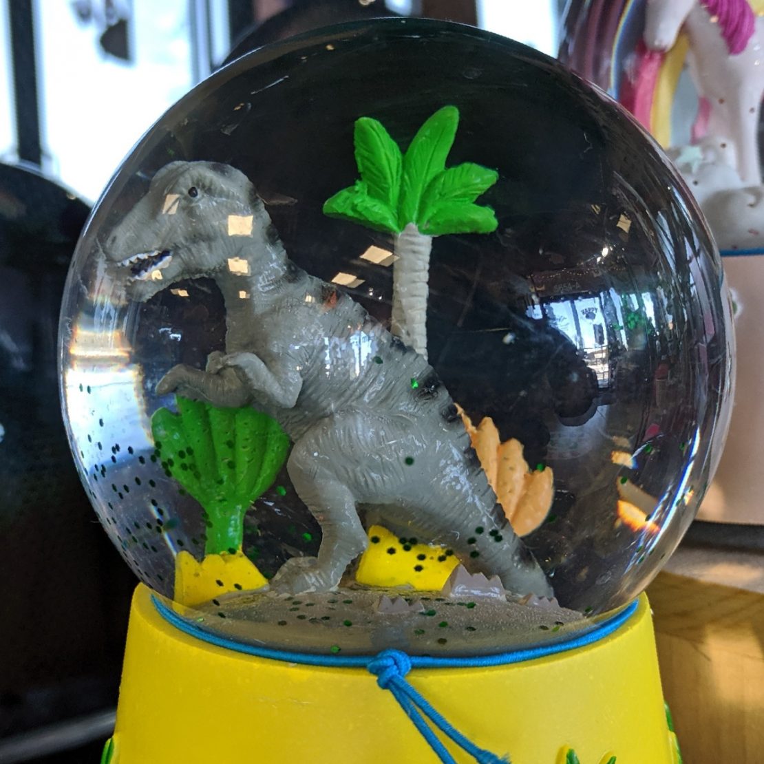 Floss & Rock Dinosaur Snow Globe