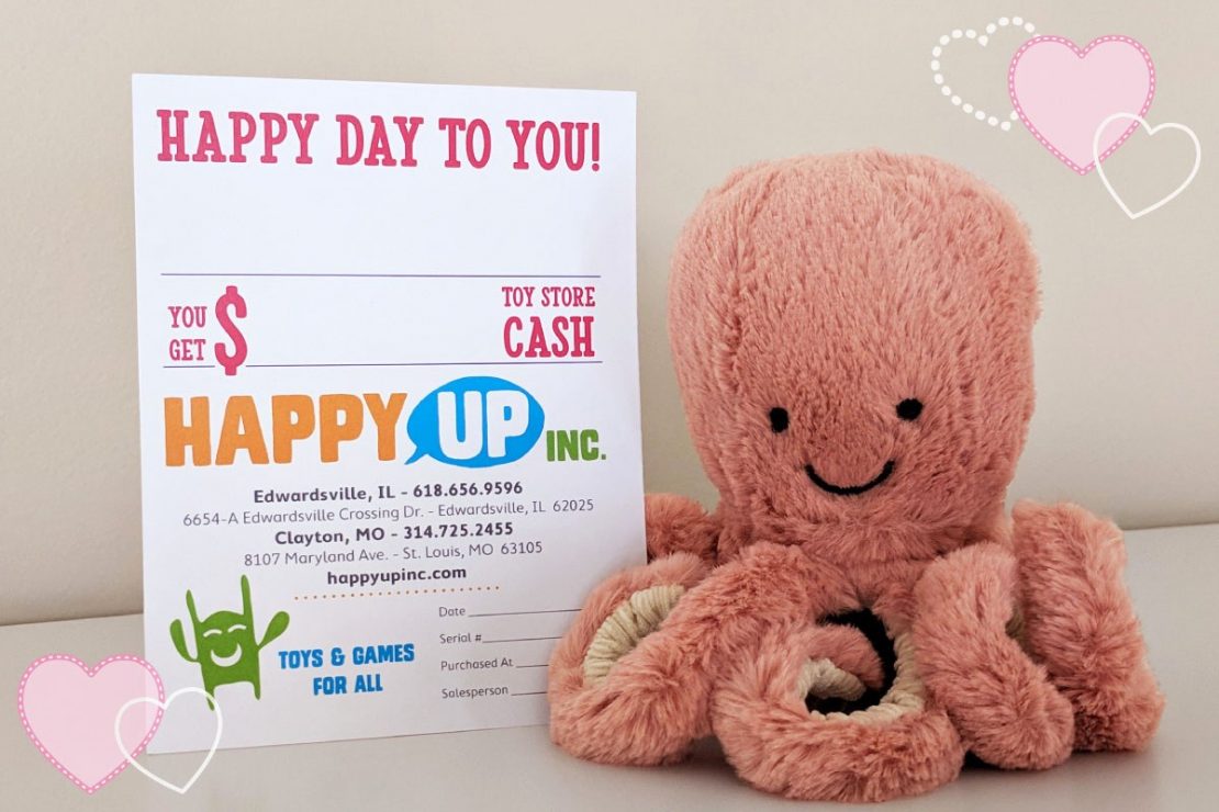 Happy Up Gift Certificates always fit!