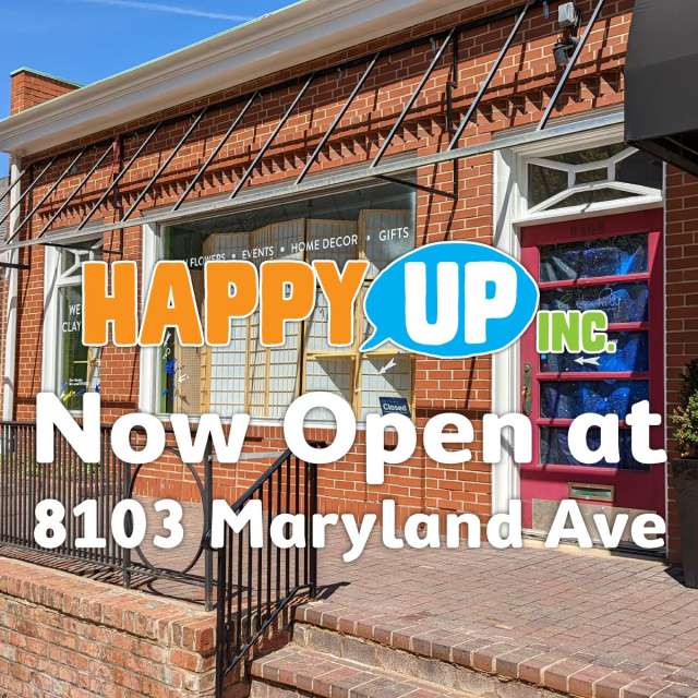 Happy Up Clayton Now Open In Our New Location! 8103 Maryland Ave!