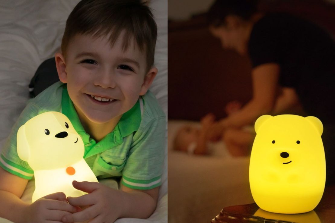 LumiPets Night Lamps in Puppy and Bear