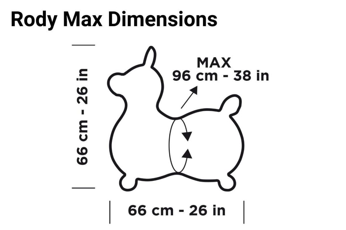 Gymnic Rody Max Dimensions