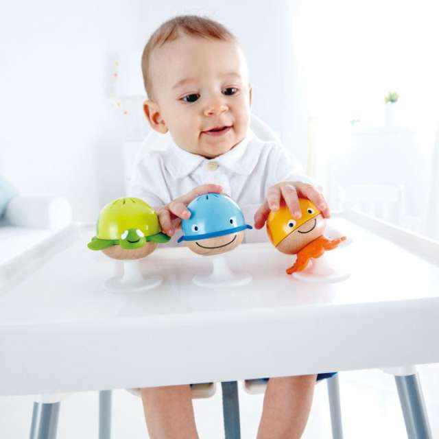 Hape Stay-Put Rattle Set